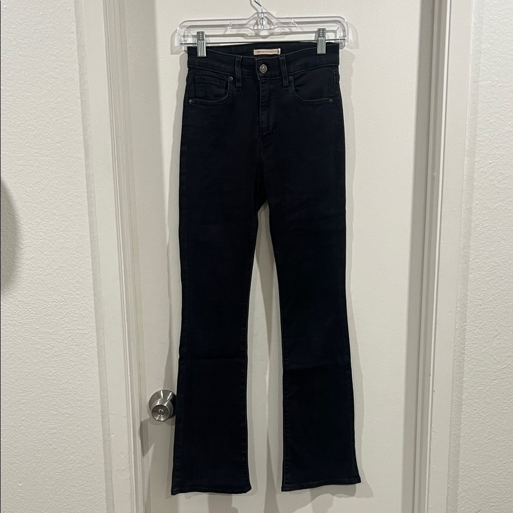 Black Women's High-Rise Bootcut Jeans